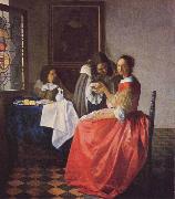 Johannes Vermeer Girl with the Wine Glass Germany oil painting artist